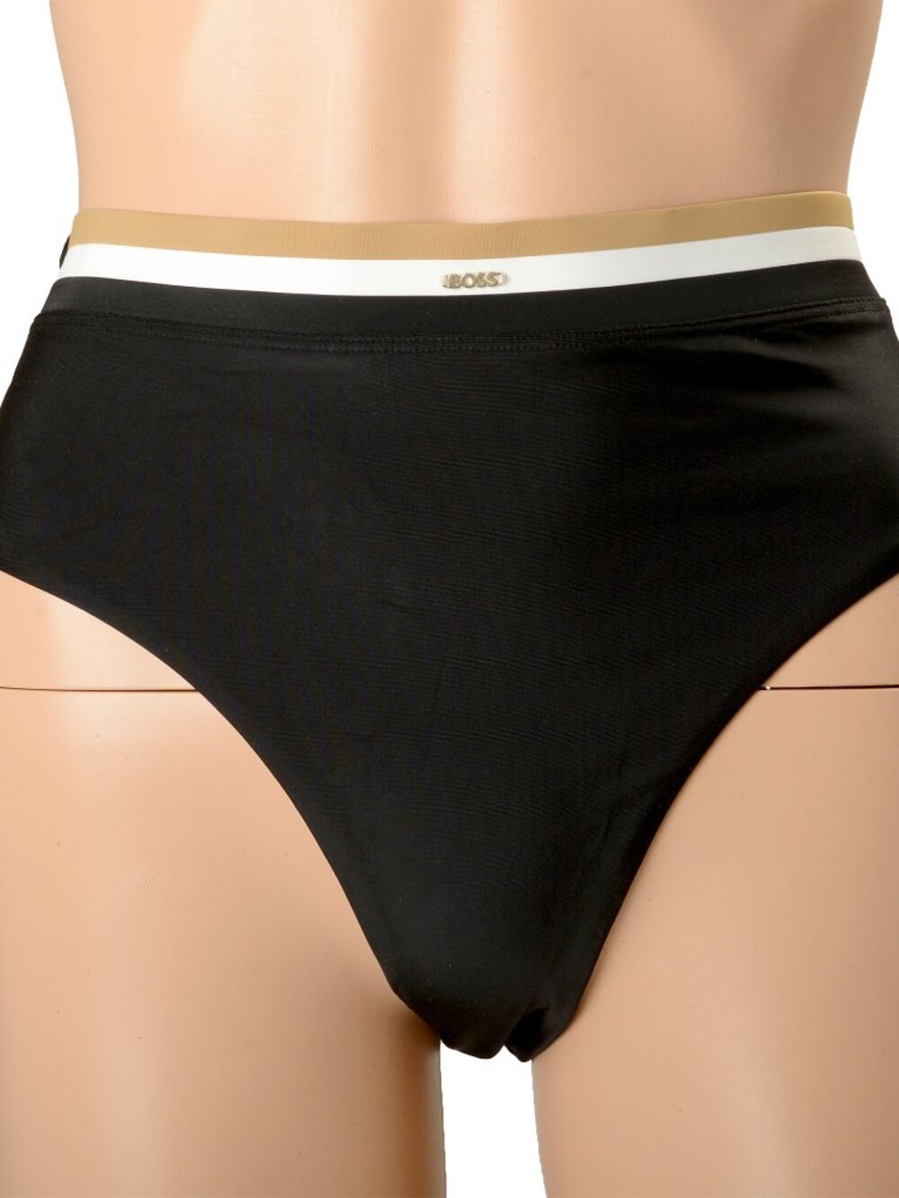 Hugo Boss Women's "Iconic HW Brazilian" Black Swim Bikini Bottom US S IT 40